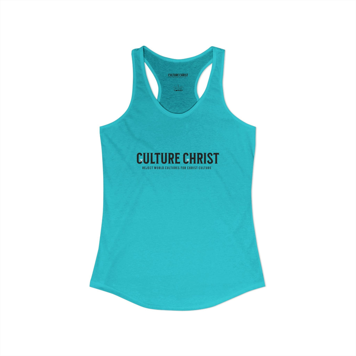 Women's Ideal Racerback Tank, wear your faith