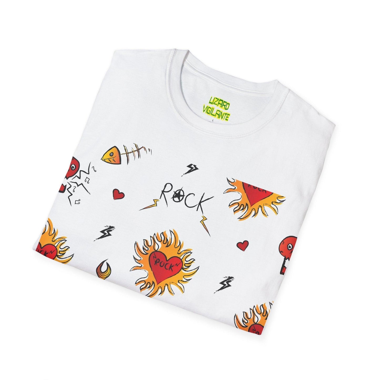 Rock Drawings Unisex Softstyle T-Shirt