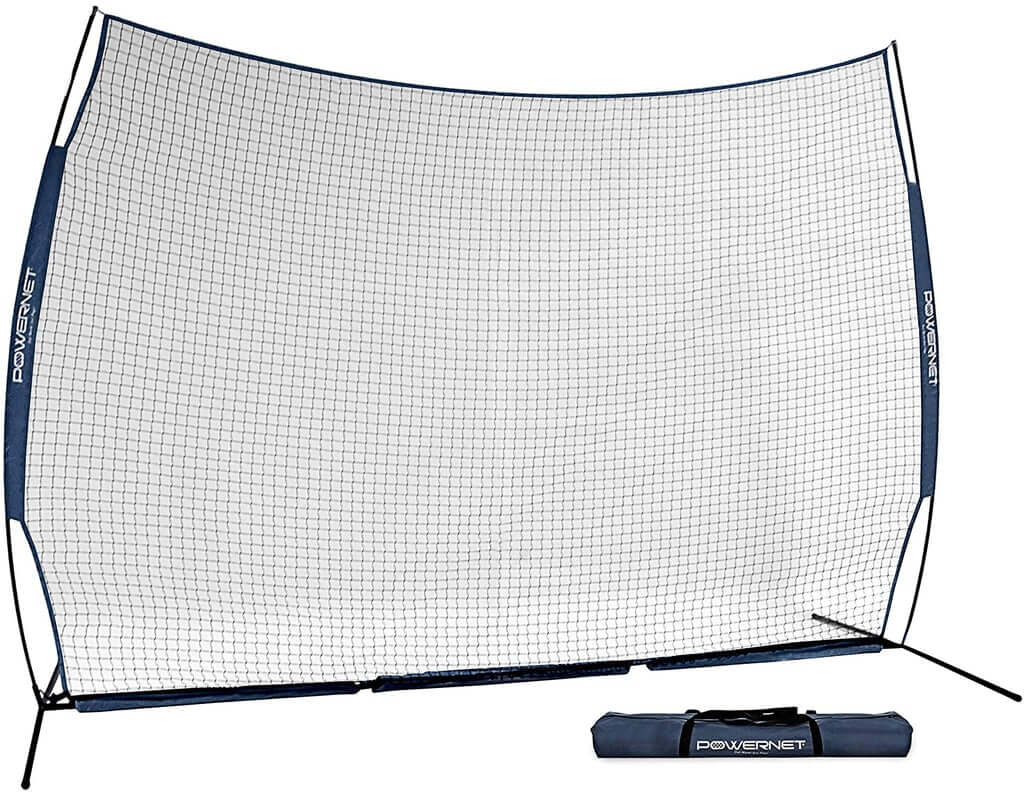 PowerNet 12x9 Ft Sports Barrier Net for Player & Property Protection (1021)