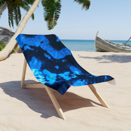 Blue Lava Beach Towel