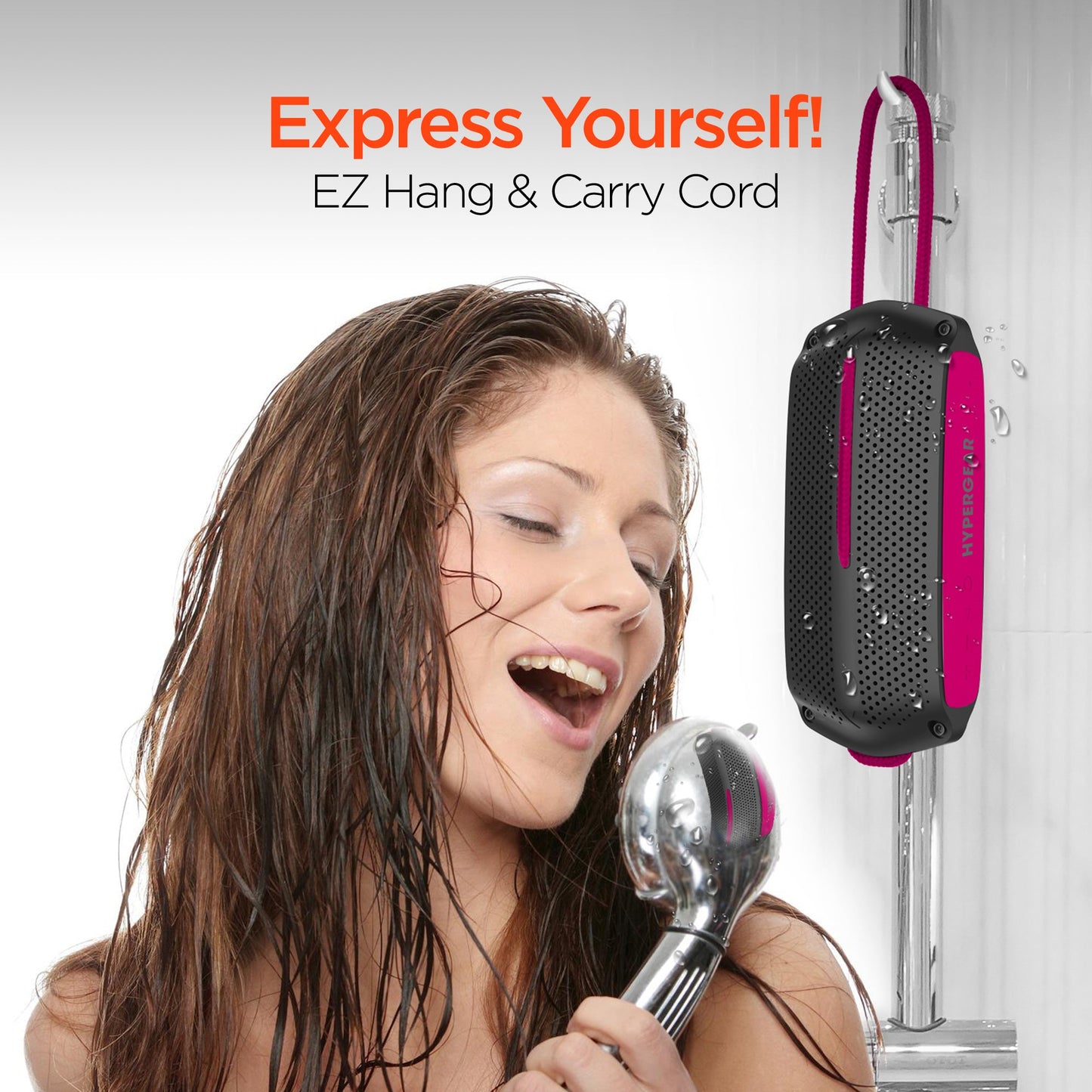 HyperGear Wave Water Resistant Wireless Speaker with Extended Battery Life
