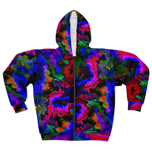 Rainbow in the Darkness Unisex Zip Hoodie