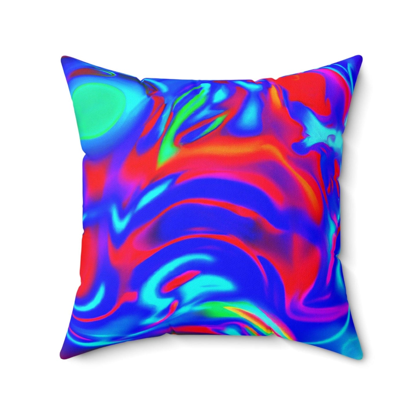 Neon Love Spun Polyester Square Pillow