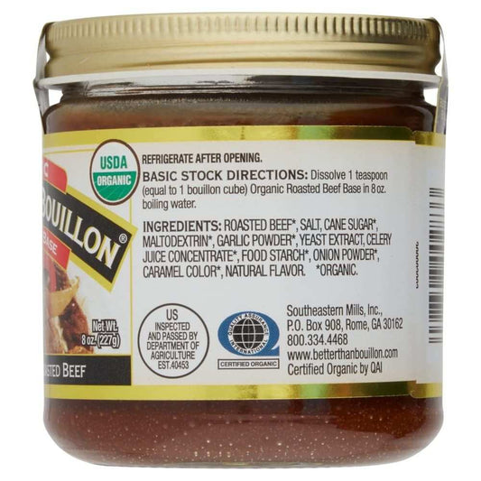 Organic Roasted Beef Base - Better Than Bouillon |Rich & Robust Flavor