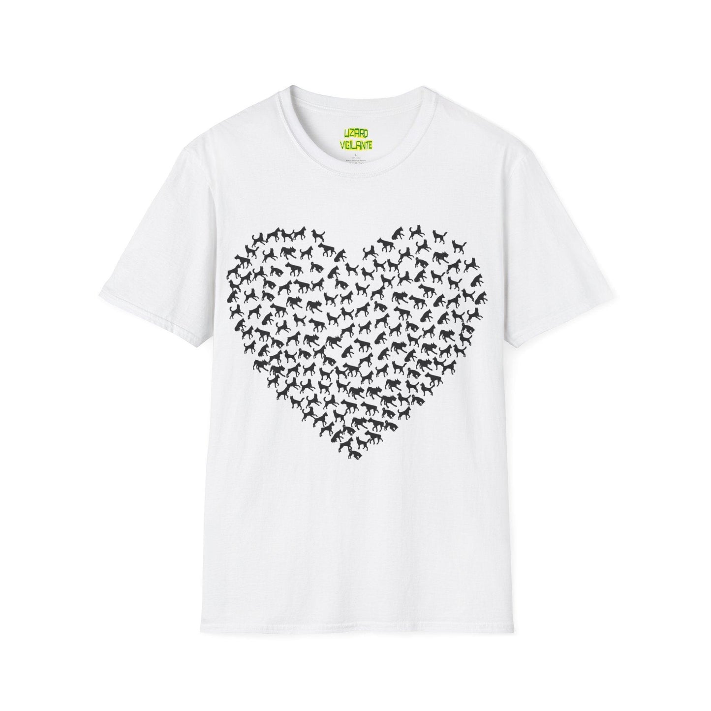 Dog Heart Unisex Softstyle T-Shirt
