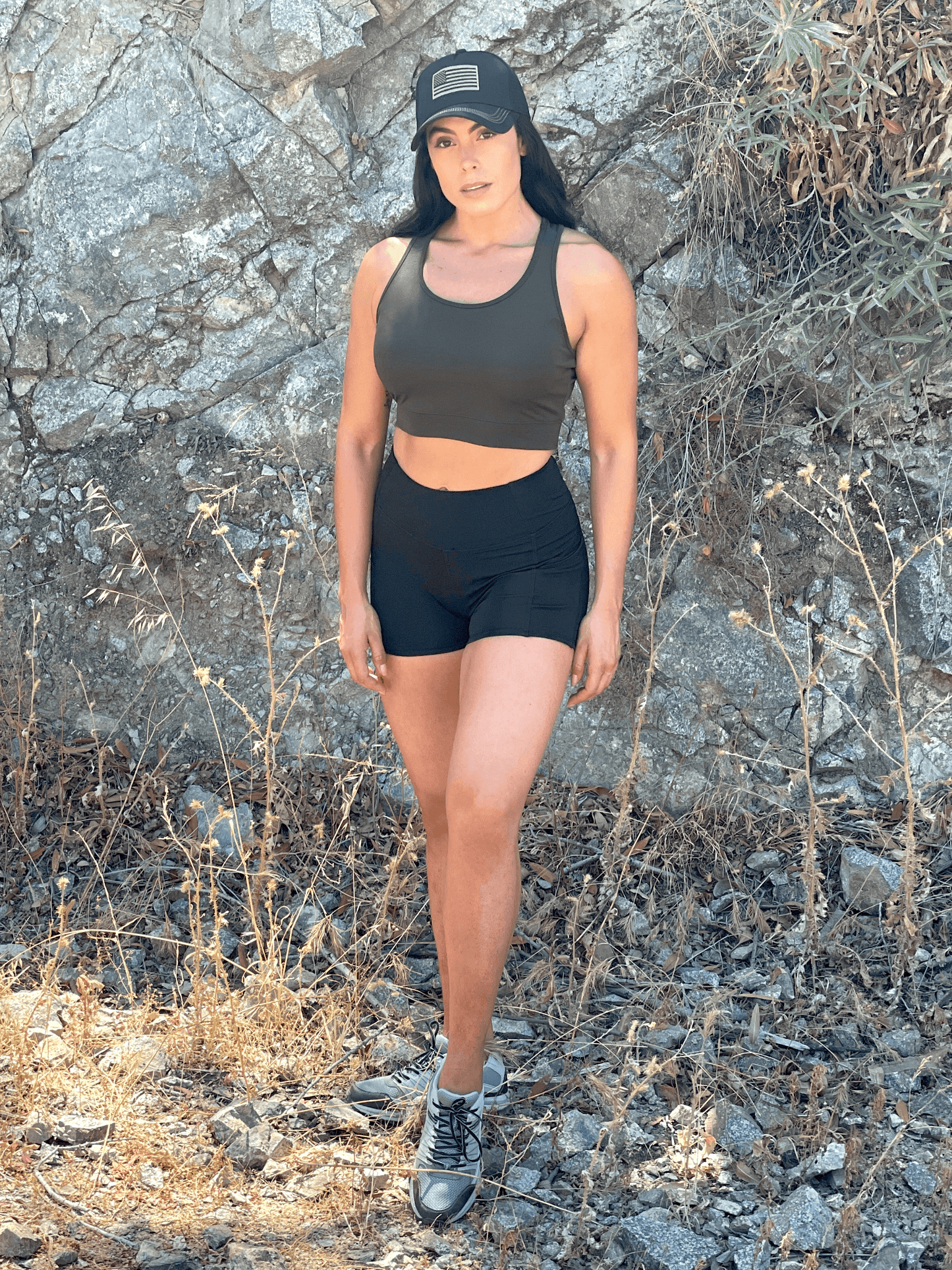 JupiterGear High-Waisted Athletic Shorts with Side Pockets