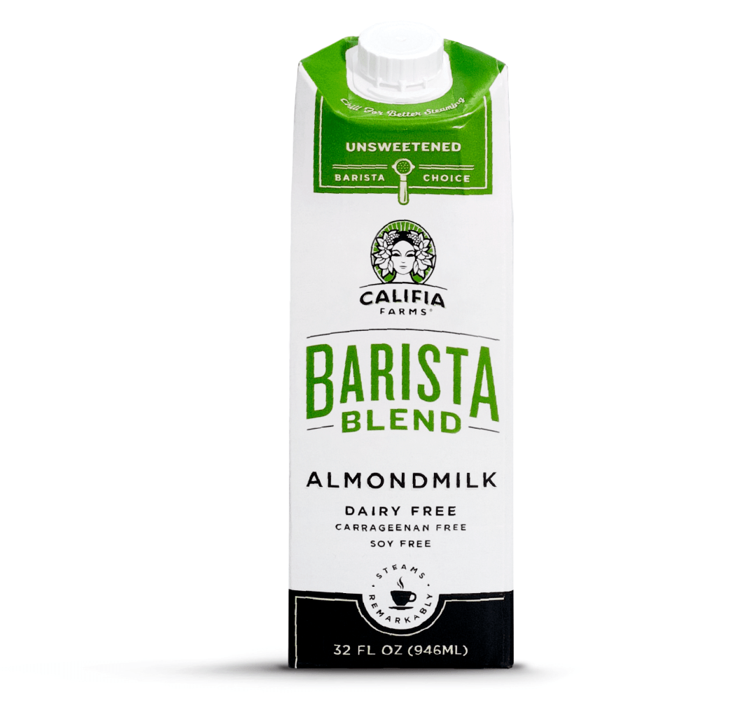 Califia Farms Unsweetened Barista Blend Almond Milk - 12 Cartons