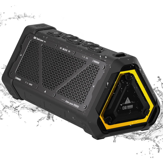 Easy To Use, MLOVE P3 Outdoor Bluetooth Speaker, 40W Power, IPX7 Waterproof, Bluetooth 5.3, RGB Light, Micro SD Card, Stereo Sound