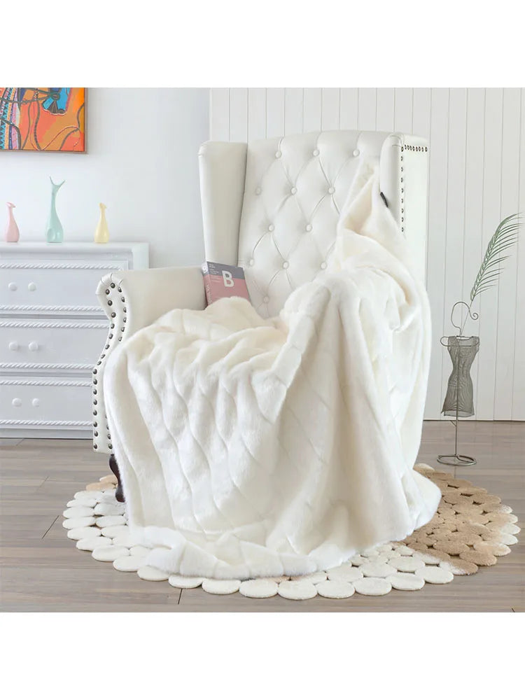 Fur Fury Deluxe Faux Fur Throw Blanket — Ultimate Softness Meets Hardcore Rock Vibes