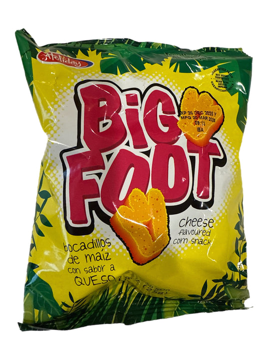 Holiday Big Foot Giant Cheese Snack – Original – 0.8 oz (Pack of 6)