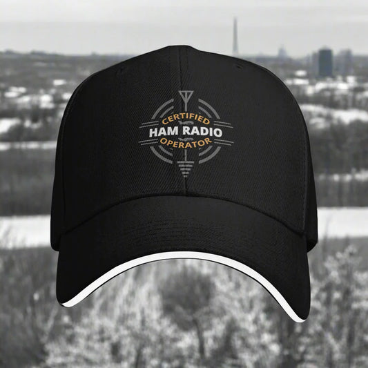 Ham Radio Operator Trucker Baseball Cap Adjustable Sun Protection Hiking Fishing Unisex Hat