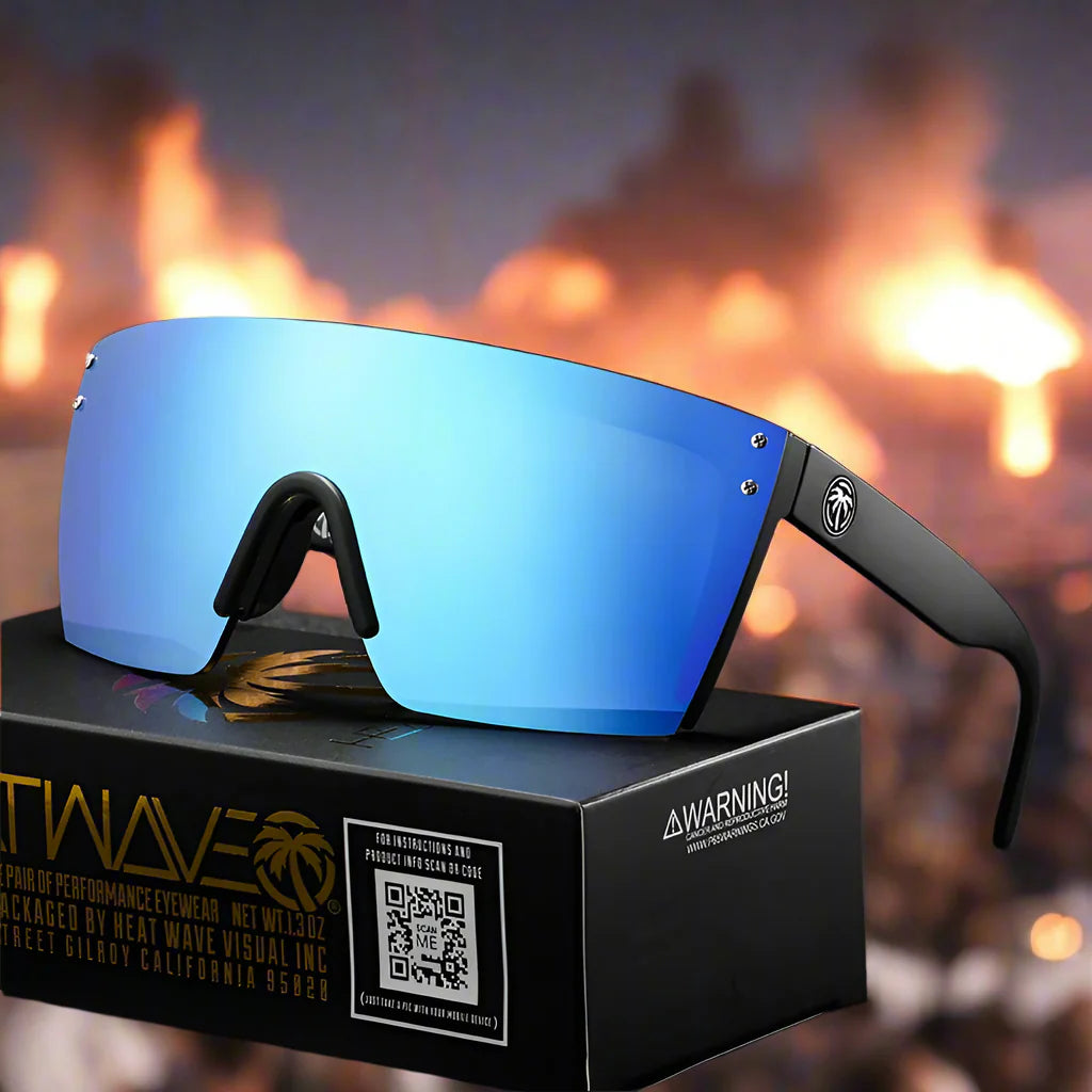 Heat Wave Tactical Luxe Sunglasses – UV400 gradient conjoined lens eyewear for high-stakes sport &amp; outdoor ops