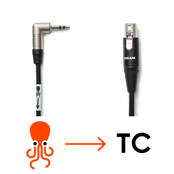 Tentacle Sync C09 Tentacle to TA3f Cable 16"