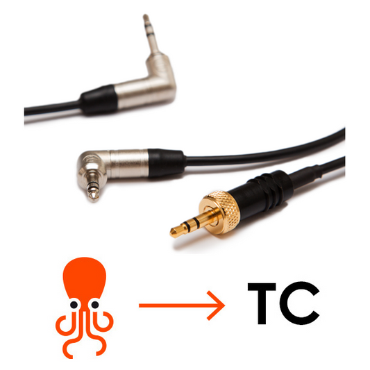 Tentacle Sync C16 Tentacle & Bodypack Receiver to Camera Y-Cable 8"