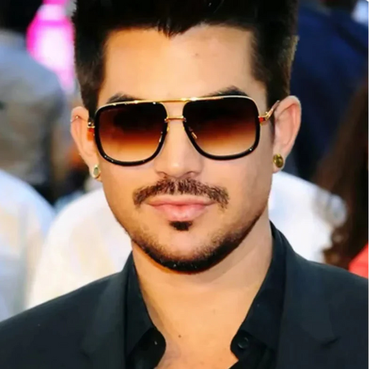 DEATHEYES KP1828 – Oversized Metal Gradient Sunglasses for Men | GTA Getaway Edition UV400 Shades