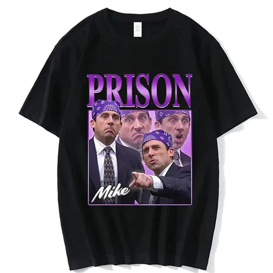 Schrute Force Chaos Tee – Funny Dwight Graphic Shirt for Hardcore Office Fans