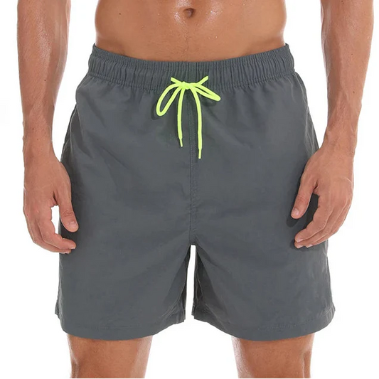 ESCATCH Quick Dry Surf Command Board Shorts – Summer Beach Swimwear for Men in Revealing Gray and More