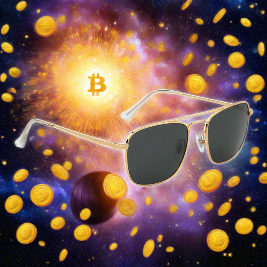 JM EdgeForce Square Sunglasses for Men & Women – Metal Frame UV400 Protection, Rock & Roll Ready