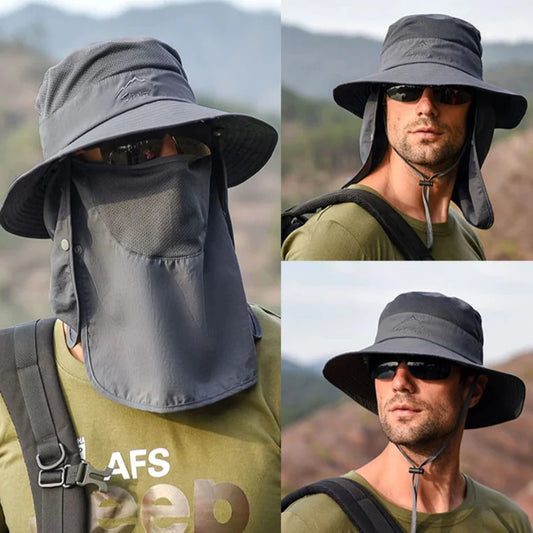 Death Valley Ghostshade – Tactical Fisherman’s Sun Hat with Face Shield and Breathable Dome