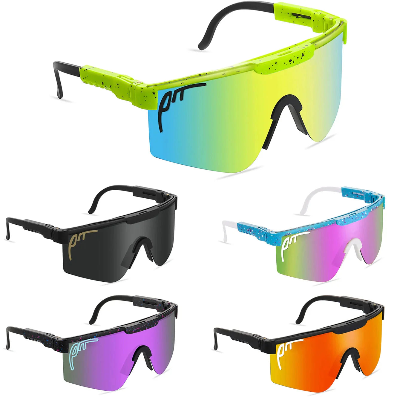 Pit Viper HyperVibe UV400 Cycling Glasses  — Outdoor MTB Sports Goggles for Men & Women