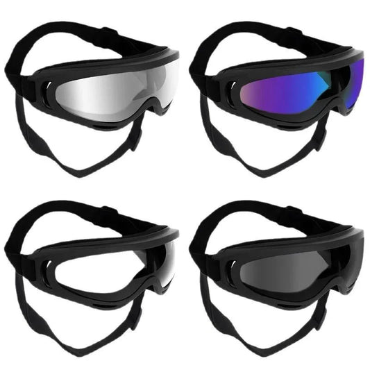 Rogue Pup Black Dog Goggles — Adjustable Anti-UV Sunglasses for Outdoor Rebel Pets
