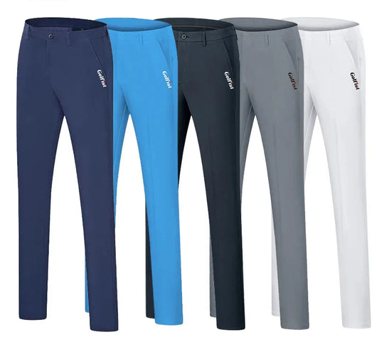 Golfist Men's Quick-Dry Summer Sports Pants – Breathable, Slim-Fit Trousers for Golf, Tennis & Active Performance