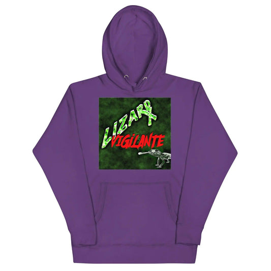 Green Lizard Vigilante Unisex Hooded Hoodie in 10 Different Colors!