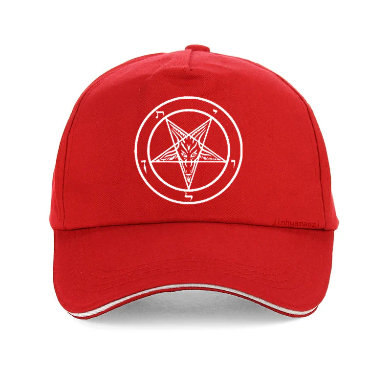 Pentagram Gothic Occult Satan Baseball Cap – Unisex Dad Hat Summer Leisure Trucker Cap Snapback Gorras