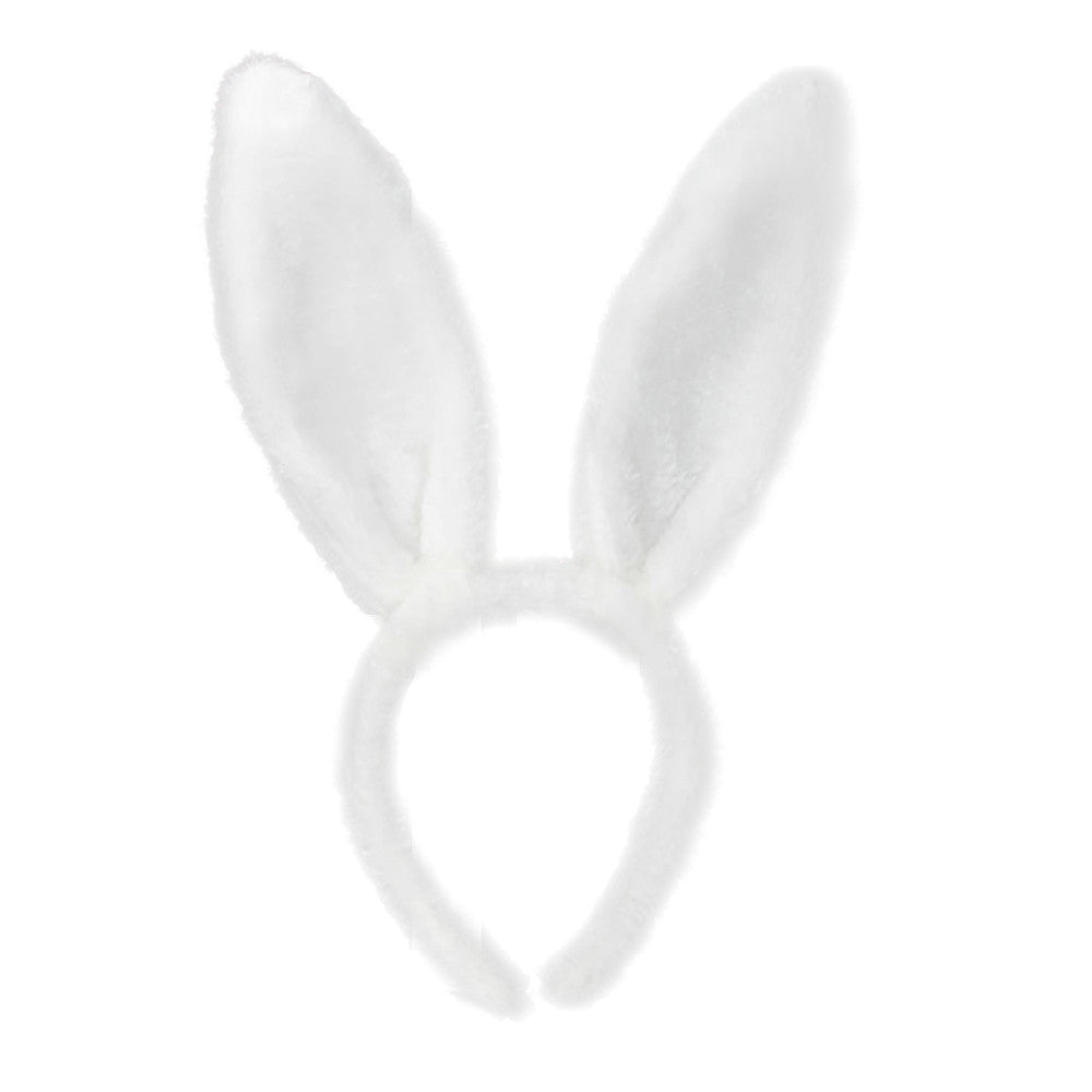 FluffPop Bunny Band – Soft Plush Rabbit Ear Headband for Women & Girls (Cosplay, Parties, Easter Fun!)