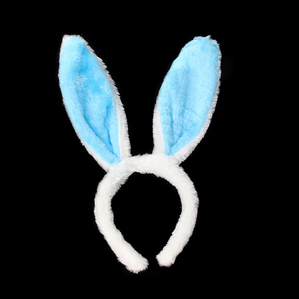 FluffPop Bunny Band – Soft Plush Rabbit Ear Headband for Women & Girls (Cosplay, Parties, Easter Fun!)