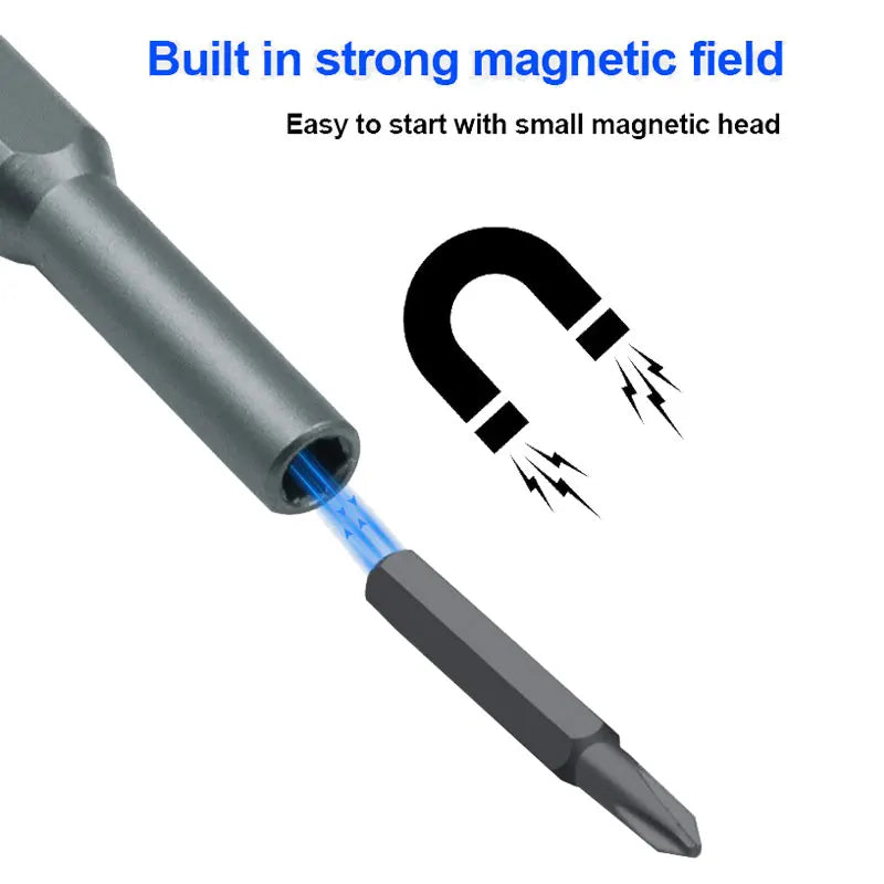 Precision Magnetic Screwdriver Set - 62-in-1 Toolkit for Electronics Repair