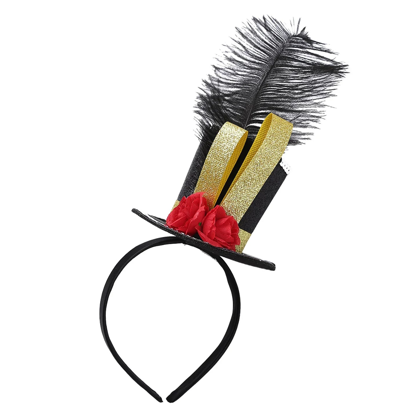 Baby girl circus commander romper – sequin ringmaster tailcoat with steampunk hat