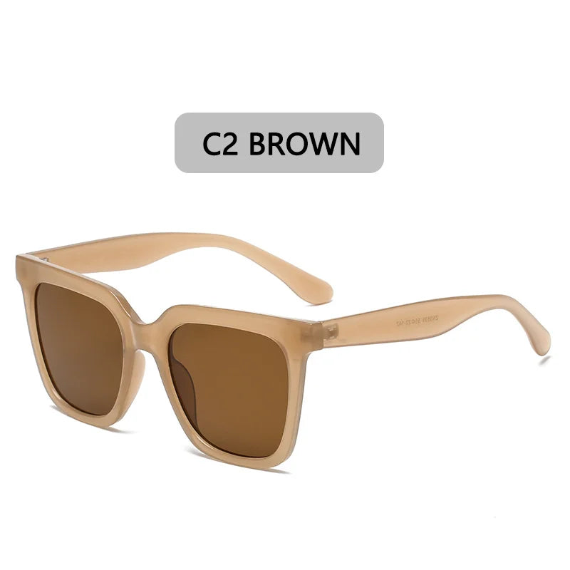 Vintage Riot Retro Square Sunglasses – UV400 Mirror Lens Rockstar-Grade Shades for Badass Women & High-Rolling Rebels