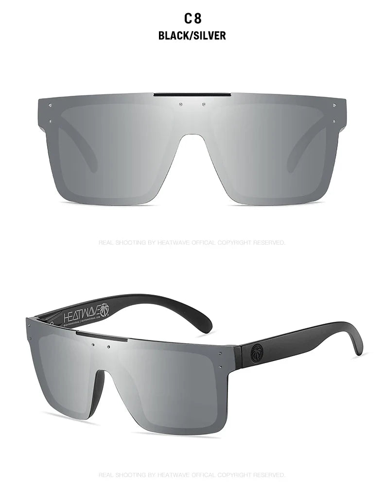 HEAT WAVE: OVERDRIVE Polarized Lens Cyclone-Glam UV400 Sunglasses – Lizard Vigilante Limited Run Edition