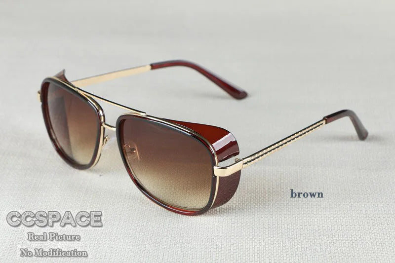 Fashion Male Sunglasses Retro Vintage Eyewear Steampunk Sun Glasses