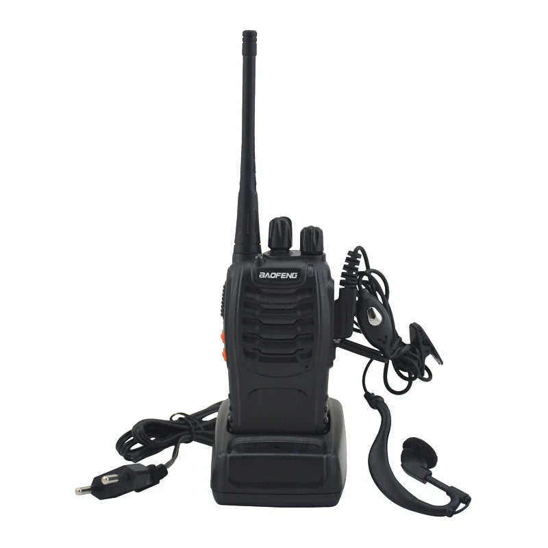 BF-888S Tactical Comm Pack – Twin-Channel Rock Ops Radios with Earpiece for Riot Crew, Road Teams & DIY Freaks