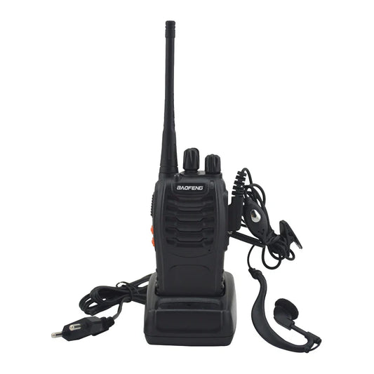 BF-888S Tactical Comm Pack – Twin-Channel Rock Ops Radios with Earpiece for Riot Crew, Road Teams & DIY Freaks