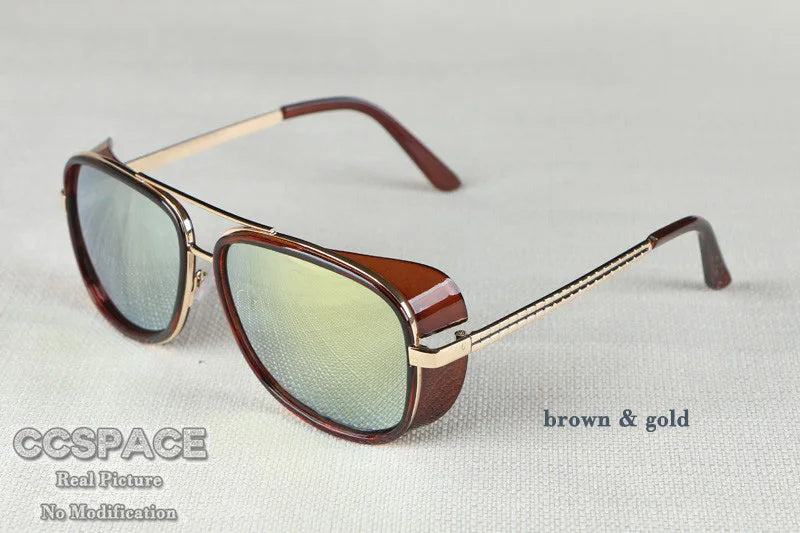 Fashion Male Sunglasses Retro Vintage Eyewear Steampunk Sun Glasses