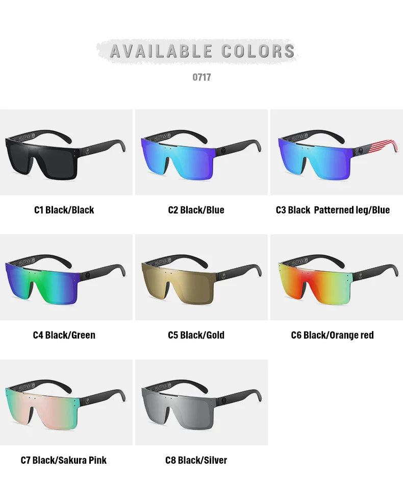 HEAT WAVE: OVERDRIVE Polarized Lens Cyclone-Glam UV400 Sunglasses – Lizard Vigilante Limited Run Edition