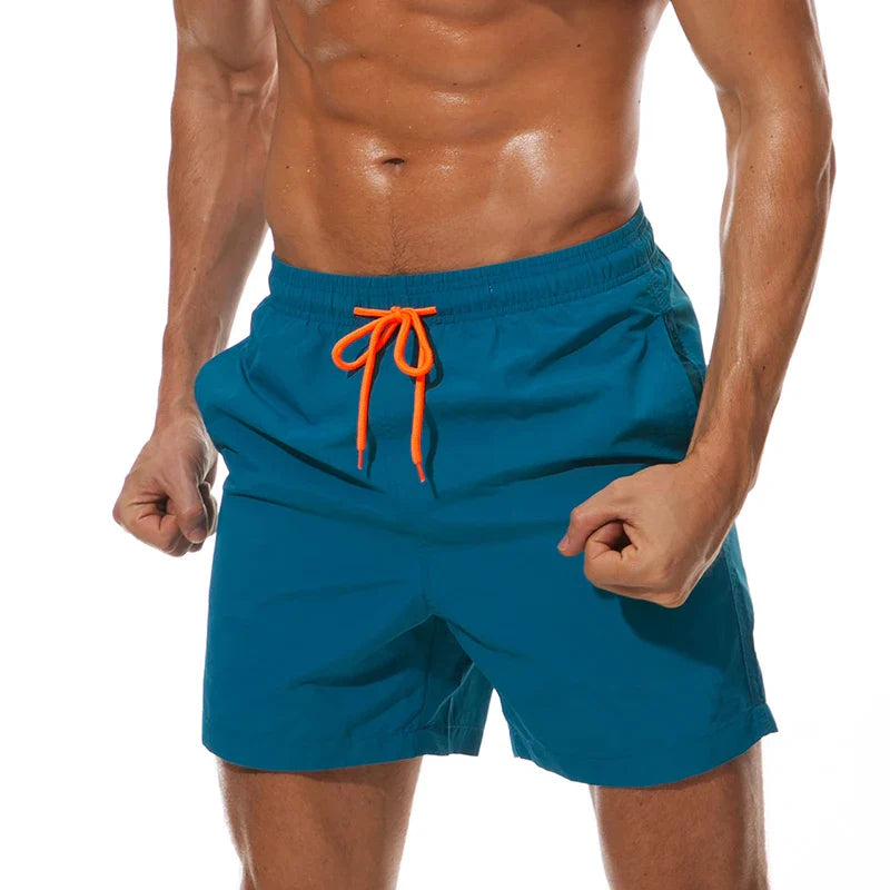 ESCATCH Quick Dry Surf Command Board Shorts – Summer Beach Swimwear for Men in Revealing Gray and More