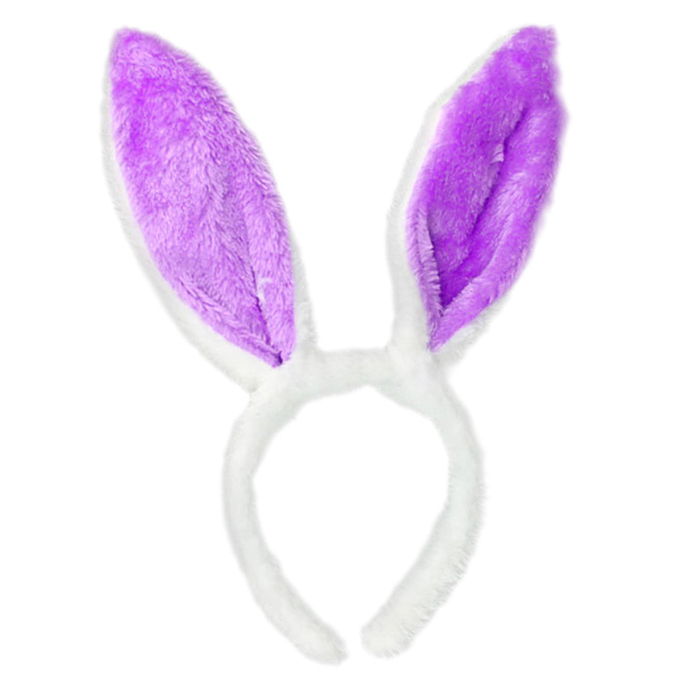 FluffPop Bunny Band – Soft Plush Rabbit Ear Headband for Women & Girls (Cosplay, Parties, Easter Fun!)
