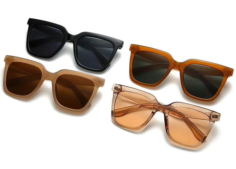 Vintage Riot Retro Square Sunglasses – UV400 Mirror Lens Rockstar-Grade Shades for Badass Women & High-Rolling Rebels