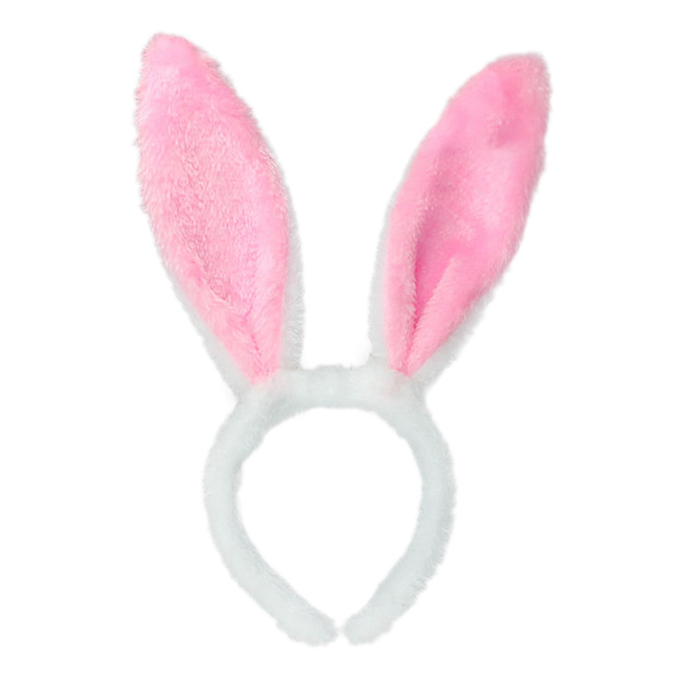 FluffPop Bunny Band – Soft Plush Rabbit Ear Headband for Women & Girls (Cosplay, Parties, Easter Fun!)