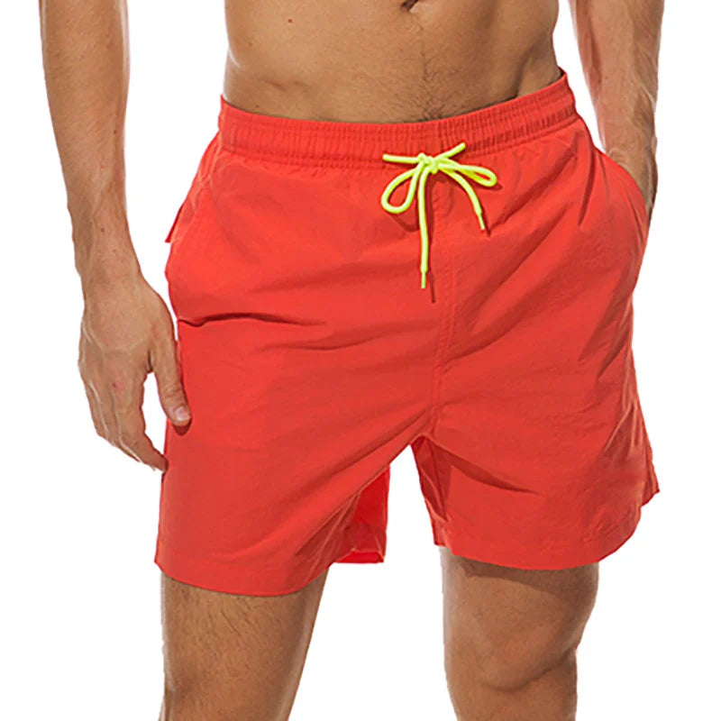 ESCATCH Quick Dry Surf Command Board Shorts – Summer Beach Swimwear for Men in Revealing Gray and More