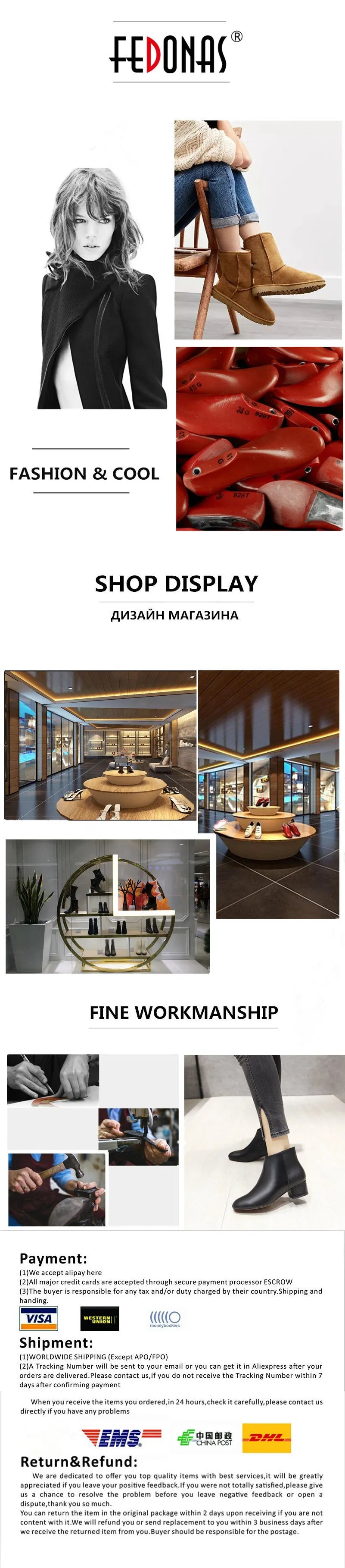 Women’s Cowhide Platform Riding Boots – Punk Leather Knee-Highs with Square Heels for Heavy Winter Impact