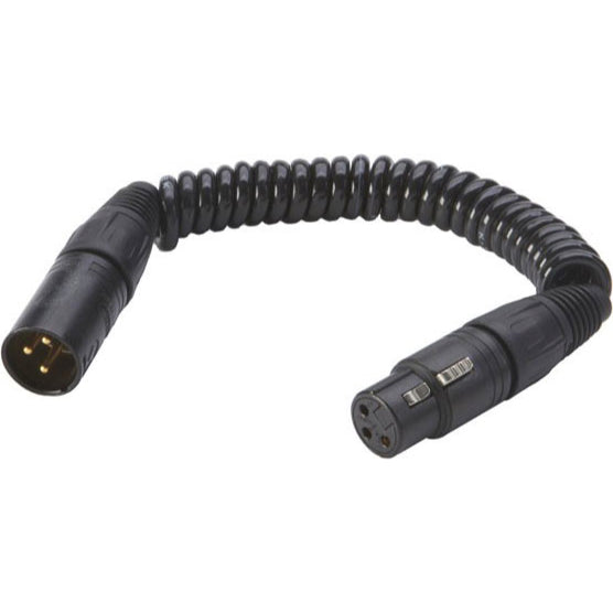 K-Tek XLR Coiled Cable XLRm to RA XLRf