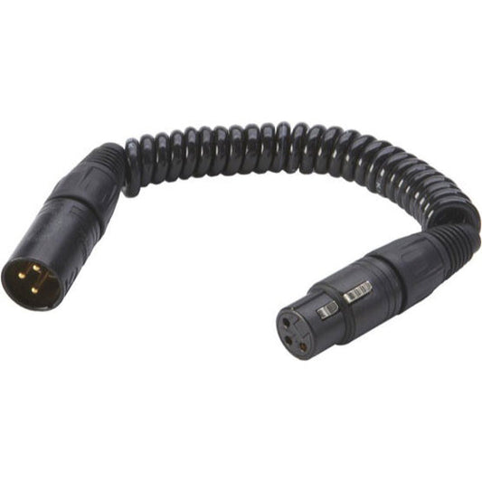 K-Tek XLR Coiled Cable XLRm to RA XLRf