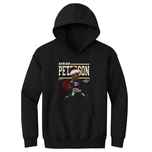 Adrian Peterson Minnesota Cartoon Santa Hat WHT