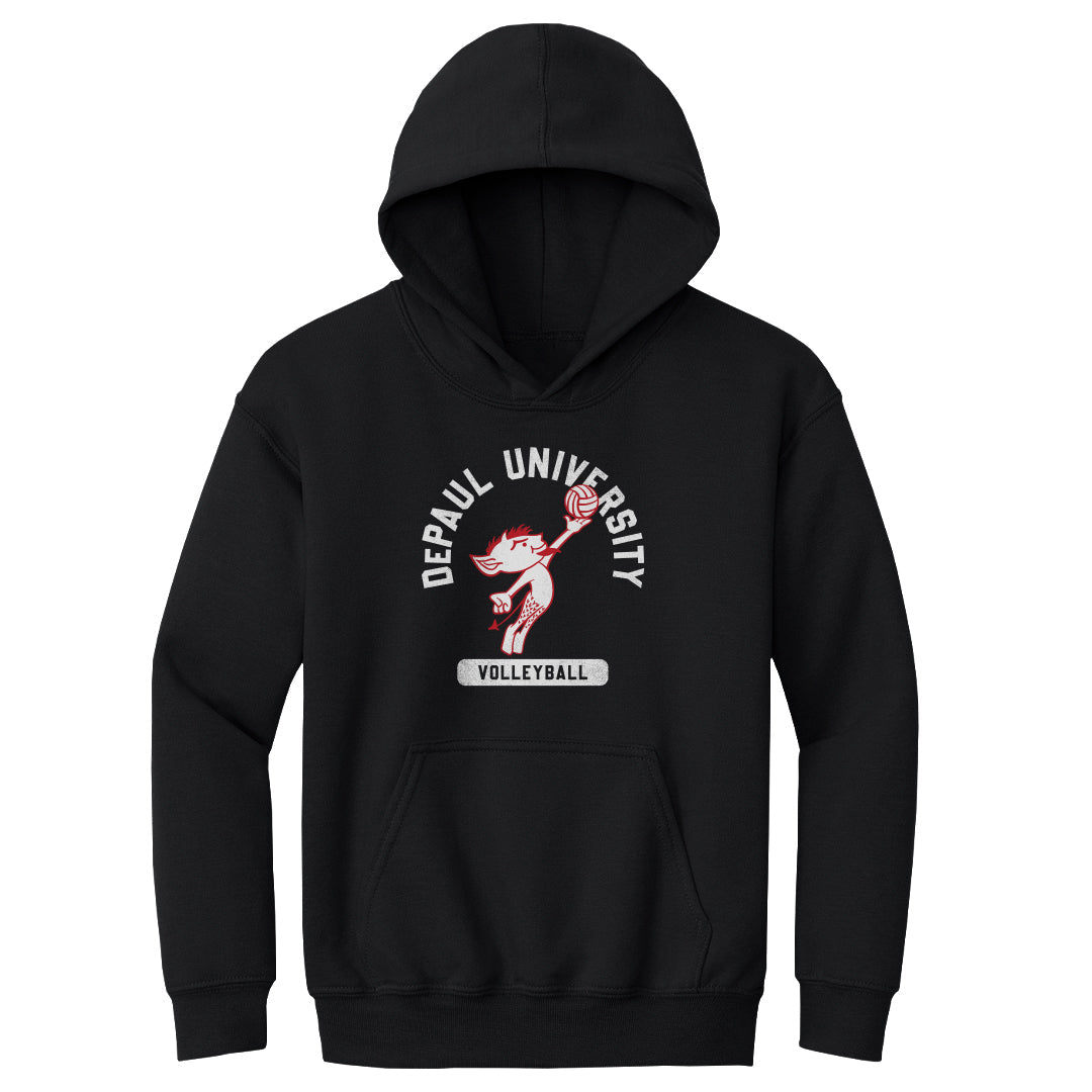 DePaul Blue Demons Billy Volleyball WHT