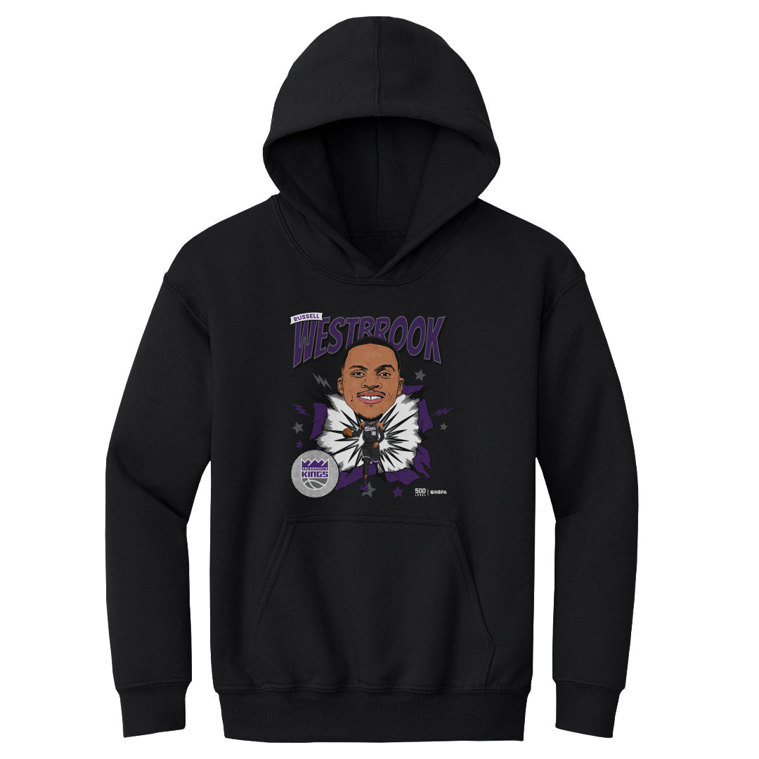 Russell Westbrook Sacramento Kings Caricature WHT